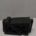 Taifa Rubber Wheel Chocks for Travel Trailers, Heavy Duty RV Wheel Stoppers Tire Chock with Portable Handle for Camper Cars Trucks etc., Black, 2 PCS