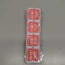 Pack of 4 L LIKED 200 Raffle Tickets, 50/50 Double Roll Tickets for Event, Raffles, Carnival, Door Prizes and Class Reward (Red)