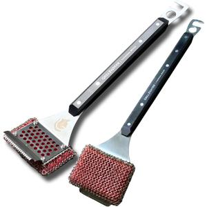 Grill Brush |Stainless Steel Bristle-Free BBQ Grill Cleaner | Steam Cleaning for Cast Iron & Stainless Steel Grates | Judged Best Grill Brush” | Dishwasher Safe