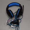 BENGOO G9000 Stereo Gaming Headset for PS4 PC Xbox One PS5 Controller, Noise Cancelling Over Ear Headphones with Mic, LED Light, 7.1 Surround Sound, Soft Memory Earmuffs for Nintendo Xbox Series X|S