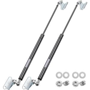 20 Inch 100LB/445N Gas Shock Strut Spring Lift Support for Heavy Hydraulic lid RV Bed Kit DIY Truck Canopy Window Cabinet Door Tool Box Basement Boat Hatch Mattress