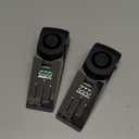 EMDMAK Door Stop Alarm with 120DB Siren Door Stop for Home & Travel (Black) (Pack of 2)