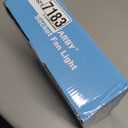 Socket Fan Light with Remote Control, 3 Colors 3000K-6500K Dimmable LED Light Bulb Fan Screw in Ceiling Fan for Bedroom, Kitchen, Storage Room, Closet, Wireless Small Ceiling Fans with Lights - Black