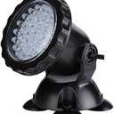 ZHGSERVU Pond Lights Underwater Fountain Light 3.5W Color Changing Submersible Spotlight with 36-LED Bulbs Underwater Light Waterproof IP68 Pool Light for Pond Aqaurium Garden Fish Tank