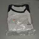 Remidoo Women's Casual Short Sleeve Letter Print Rib Knit Crop Top T Shirts, N-black White (White, S)