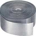 SATINIOR Mini Disco Ball Mirror Tiles Mini Square Glass Tiles 5 x 5 mm Self Adhesive Mirror Stickers, Decorative Craft DIY Accessory Mirrors Mosaic Tiles (24000 Pcs)