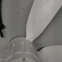 Gliztech Socket Fan Light with Remote, Dimmable LED Ceiling Fans with Lights, Screw in Socekt Fans and 1 Socket Extender, 3 Colors 3000K-6500K, Replacement Light Bulb Fan for Kitchen Garage Bedroom, White, 18 kWh/1000h