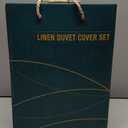 SONORO KATE 100% French Linen Duvet Cover King Size, Soft Breathable for Hot Sleepers, Moisture Wicking & Durable Cover Set - Zipper Closure & 4 Corner Ties Duvet Covers 3 Piece (Linen,King)