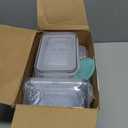 40 Piece Food Storage Containers with Lids(20 Containers & 20 Lids), BPA-Free Plastic Food Containers for Kitchen Storage and Organization, Leak Proof Meal Prep Container, Includes Labels & Pen