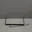 Stainless Steel Grocery Bag Roll Holder Wall Mount Plastic Produce Bag Holder for Supermarket Grocery Kitchen, 13.4 x 6.4 x 1.3 Inch