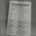 Momcozy Bottle Brush Set - Baby Bottle Cleaner Kit with Silicone Brush, Nipple Brush, Straw Brush, Soap Dispenser, Drying Rack - 7 in 1 Bottle Cleaning Tool for Home and Travel, Green (Classic Style)