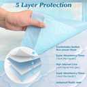 100 Count 22 x 22 Super Absorbency Disposable Underpads, Leakproof Quick Drying Disposable Pads for Baby, Puppy and Adults, Puppy Pads, Cat Pee Pads for Dogs, Potty Puppy Training Pads