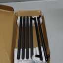 Goo-Ki 6 Pack 7 9/16" Classic Curvature Matte Black Cabinet Handles - Timeless Appeal Meets Modern Functionality for Kitchen Drawer Improvement