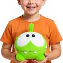 Om Nom Plush Toy  7.5" Soft Stuffed Animal from Cut The Rope Game  Official Zeptolab Collectible  Cuddly Green Monster Gift for Kids & Fans