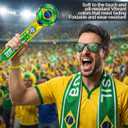 Soccer Fan Set, Soccer Fan Merch Gifts for Football Viewing Party, Ideal for Football Lovers
