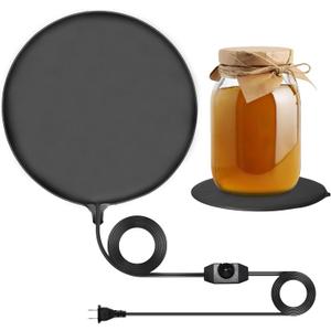 Brewing Kombucha Heat Wrap, Sourdough Fermentation Heat Pad, for Kombucha Jar, Glass Carboy, Dough Proofer (12" x 12")