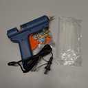 Full Size Hot Glue Gun, 150 Watts with 6 Copper Nozzles Temperature Adjustable Craft Repair Tool Professional Melting Glue Gun DIY Thermo Tool Include 5Pcs Highly Viscous Glue Sticks Luxury Set