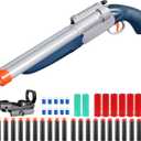 Double-barreled Toy Gun - Two Modes Realistic Soft Bullet Toy Guns Blaster with Sight - Educational Shooting Toy Shotgun - Gifts for Boys Christmas Birthday Halloween Present