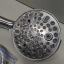 SR SUN RISE Filtered Shower Head with Handheld High Pressure 9 Spray Mode Showerhead Detachable Shower Head Water Softener Filters Beads for Hard Water Remove Chlorine 4 Filters Chrome