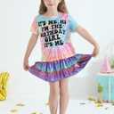 Birthday Girl Shirt Its Me Hi Im The Birthday Girl Its Me T-Shirts Kids Short Sleeve Tee Outfit 5-14 Year (11-12 Years)