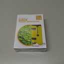 100x-250x Pocket Microscope for Kids Adults, Protable Handheld Miniscope, Mini Microscope Kit for Kids Adults Home School Lab Biology Science Education, Yellow