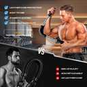 Twister Arm Trainer, Adjustable Twister Arm Chest & Arm Workout Equipment for Men & Women, Ergonomic Detachable Arm Trainer Home Gym Strength Trainer with Anti-Slip Handles & Carry Bag