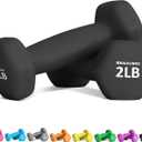 Balelinko Home Gym Equipment Workouts Strength Training Weight Loss Pilates Weights Yoga Sets Weights for Women, Men, Seniors and Youth (2 LB Each)