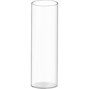 Tall Vases for Centerpieces, Clear Acrylic Cylinder Vase, 4" W x 12" H Round Vase, Decorative Centerpieces Flower Vases for Wedding, Home