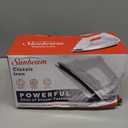 Sunbeam Classic Steam Iron, 1200 Watt, Mid-size Anti-Drip Nonstick Soleplate, Horizontal or Vertical Shot of Steam with 8' 360-Degree Swivel Cord and 3-Way Auto Shut-Off, White (Regular)