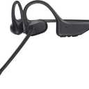 Gixxted Open Ear Headphones with Mic, Bluetooth Headset with Microphone, Dual Connect Bluetooth 5.3 with AI Noise Cancelling Mic & Mute Function, Wireless Headset for Work, Sports, Drive (Black)
