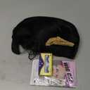 Black Bob Wigs Straight Short Wigs for Women Synthetic Heat Resistant Fiber Hair Middle Part Natural Looking Daily Cosplay Party Wigs 12 Inch (Black)