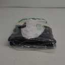 Lunch Tote Bag for Women 2 in 1 Laptop Work Bag with Lunch Insulated Compartment and Purse Combo Waterproof PU Leather 15.6 Inch Computer Crossbody and Shoulder Bag for Daily, Office, Picnic (Mix Black Gray)