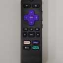 OEM Part- Remote Control Compatible with ONN Roku LED Smart TV Models 100012589 and 100012590