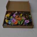 Suncalla 30 Sets Flower Crowns Making Kit, Make Your Own Flower Crown Wreath Garland Headbands and Bracelets Craft Kit Handmade DIY Floral Hair Accessories Gift for Girls/Teens/Women(Azalea)