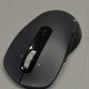 TECKNET Wireless Bluetooth Mouse, [USB + BT1 + BT2] Silent Click,4-Way Scroll Wheel Wireless Mouse for Laptop, Full-Size, 4800 DPI Computer Mice, Dual Mode for Laptop, PC, iPad, MacBook - Grey (Gun color)