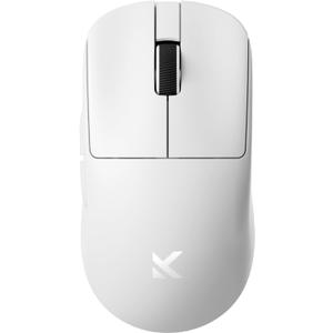 MCHOSE L7 Pro Wireless Gaming Mouse, PAW3395 26K Sensor, Wireless/Wired Dual 8K Polling, 39g Ultra-Light Weight, 2.4GHz RF/BT/Wired Tri-Mode Connection (Pro-PAW3395 26K Sensor, White)