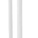 mDesign Hidden Plunger and Brush Set for Toilet Bowl - Combo with Holder Caddy - Modern Toilet Brush and Plunger Set - Aura Collection - White