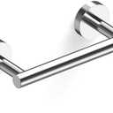 RARXTR Polished Finish Toilet Paper Holder SUS304 Stainless Steel Double Post Pivoting Toilet Paper Roll Holder Wall Mounted Toilet Tissue Holder for Commercial Bathroom RV