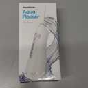 AquaSonic Water Flosser - Cordless Rechargeable Water Flossers for Teeth Cleaning - Waterproof Aqua Flosser, Portable Oral Irrigator for Dental Cleaning with 5 Jet Tips Braces Home Travel, White