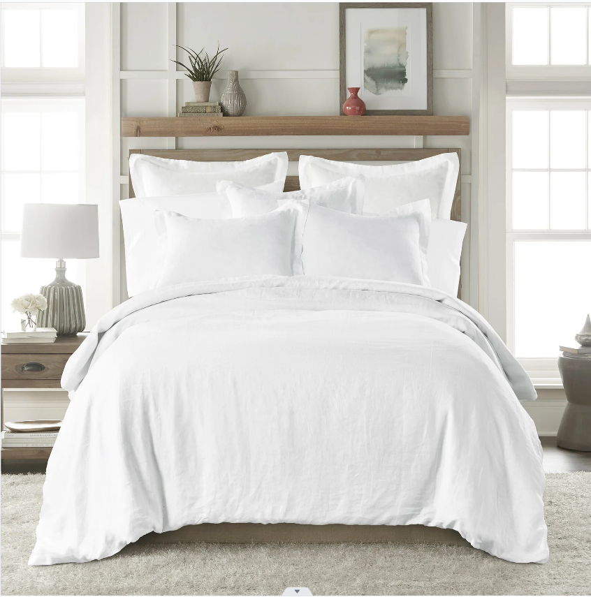 LEVTEX HOME Queen size duvet cover ( White )