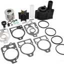 QuickMarine 96148A8 Water Pump Impeller Repair Kit for Mercury Marine 75-200 HP Outboard Motors and MerCruiser Drives Replacement 46-96148A8 46-96148Q8 Sierra 18-3517 Boat Engine