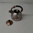 3Quart Whistling Tea Kettle Classic Teapot Stainless Steel Teakettle with Cool Grip for Stovetop (Silver)