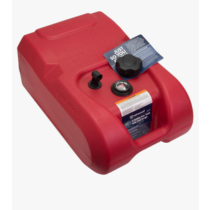 Attwood EPA and CARB Certified 6-Gallon Portable Marine Boat Fuel Tank