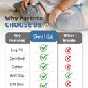 Simply Kids Baby Knee Pads for Crawling (5 Pairs) Stay-On Crawling Knee Pads for Infant 6-18 Months Rodilleras Para Bebe