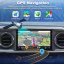 2+64G Car Stereo for Toyota Corolla 2017 2018, 9" QLED Touch Screen Android 13 Car Radio with CarPlay & Android Auto, Built-in GPS/WiFi/Bluetooth 5.4/FM AM Radio, Support OEM Backup Camera