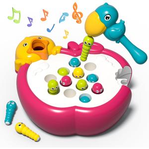 PANITU Magnetic Bird Feeding Game Woodpecker Worm Toy Montessori Fine Motor Skills Toddler Toy Age 2-4 Sensory Toys for Toddlers 3-5 Educational Learning Toys 2 Year Old Boy and Girl Gifts