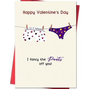 3 x Beixian Funny Valentines Day Card for Husband, Romantic Valentine's Day Cards Gifts for Him, Mens Valentines Day Gift (BX325)