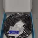 40FT Weather Stripping Door Seal - Self Adhesive Weather Insulation Strip Weatherstripping Silicone D Shaped Seal Strip Door Frame Gap Filler/Window Soundproofing (M (3/8"W  5/16T) 40FT, Black)