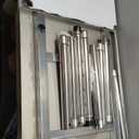 Stainless Steel Table, 30 x 24 Inches Commercial Metal Prep & Work Table with Backsplash and Adjustable Undershelf for Kitchen Restaurant Home Garage Warehouse