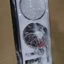 52" Ceiling Fans with Light and Remote,Farmhouse 5 Blades Quiet Reversible DC Motor Ceiling Fans for Modern Indoor/Outdoor/Patio/Living Room/Bedroom(Black/Walnut)